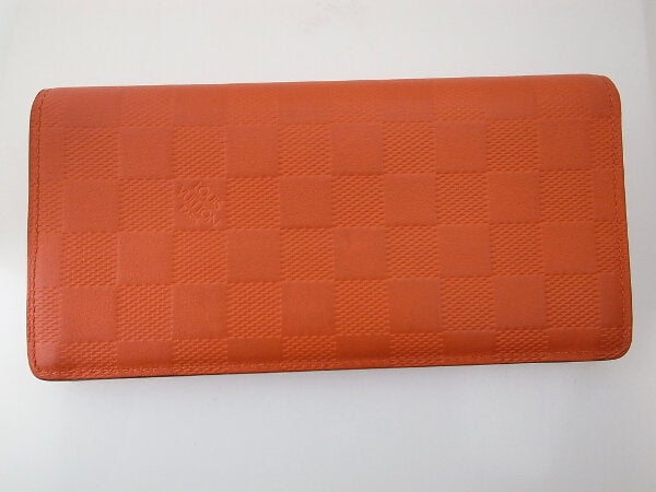 Louis Vuitton Damier Infini Portefeuille Brazza Long Wallet in Very Good Condition