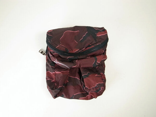 Coach Nylon Camouflage Foldable Backpack Red Black