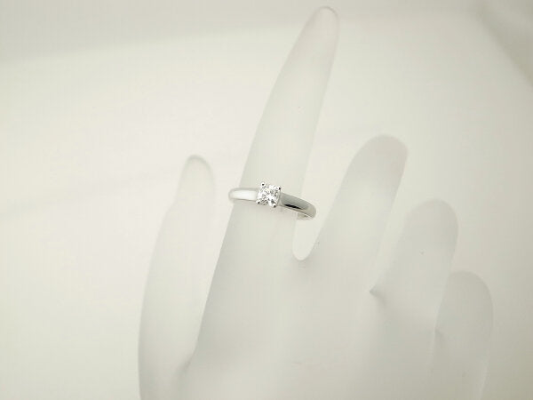 Tiffany & Co Lucida Diamond Ring Pt950 Platinum Size 7 in Great Condition