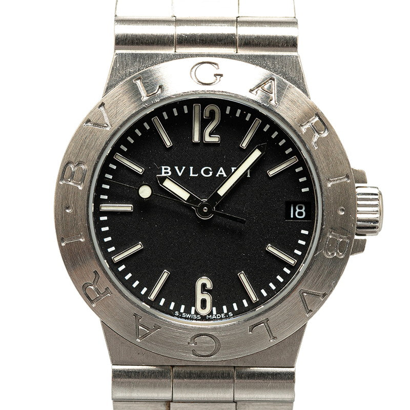 Bvlgari Diagono Sport Quartz Watch Stainless Steel LCV29S