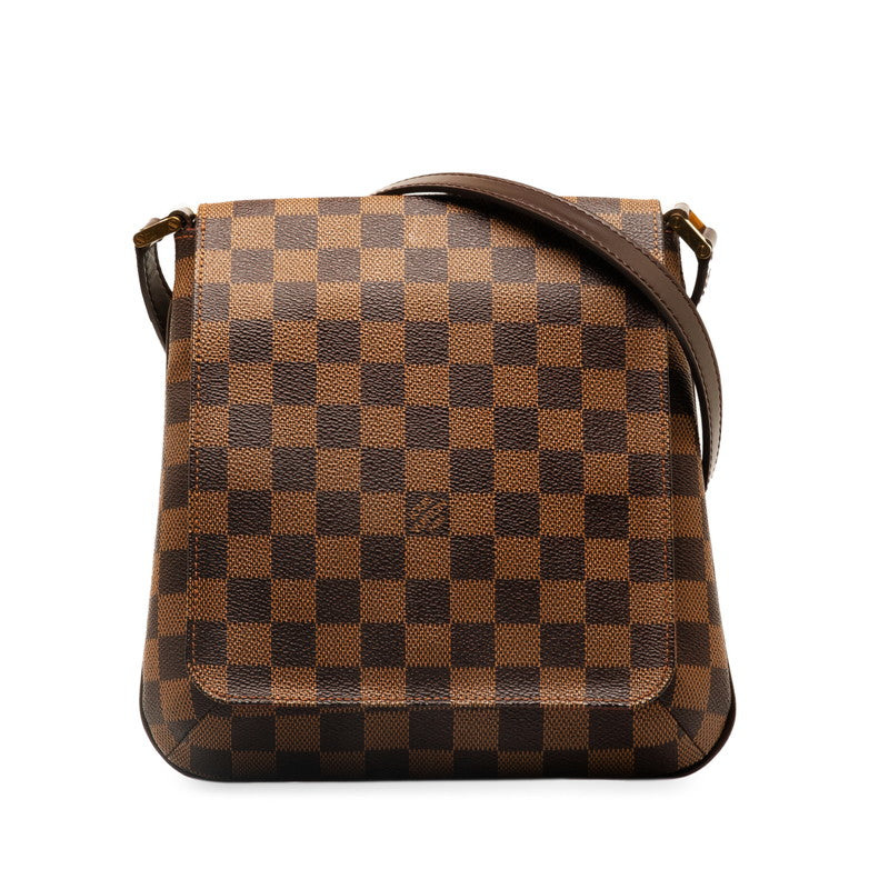 Louis Vuitton Damier Musette Salsa Long Shoulder Bag N51300 Brown PVC Leather in Great Condition