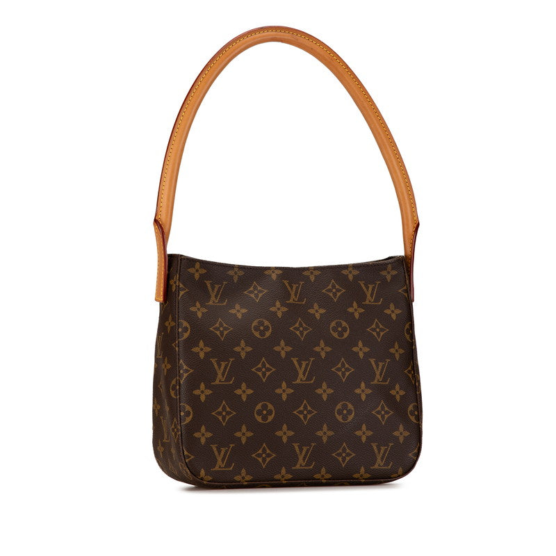 Louis Vuitton Monogram Looping MM Shoulder Bag M51146 Brown PVC Leather in Very Good Condition