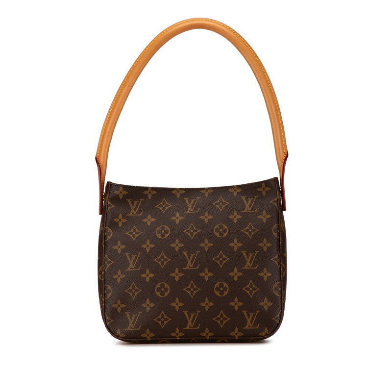 Louis Vuitton Monogram Looping MM Shoulder Bag M51146 Brown PVC Leather in Very Good Condition