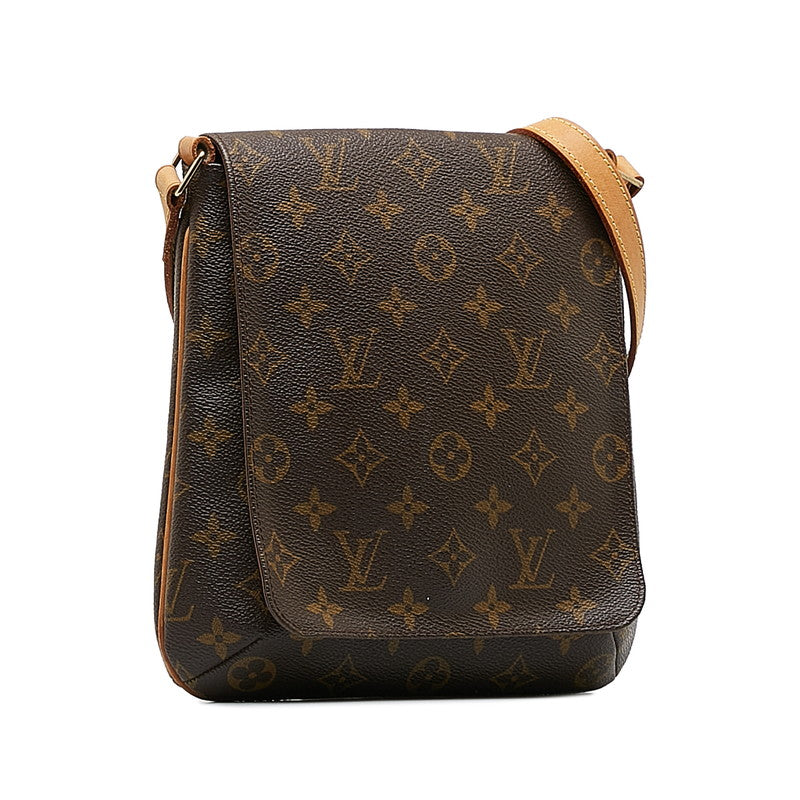 Louis Vuitton Monogram Musette Salsa Long Shoulder Bag M51387 Brown PVC Leather