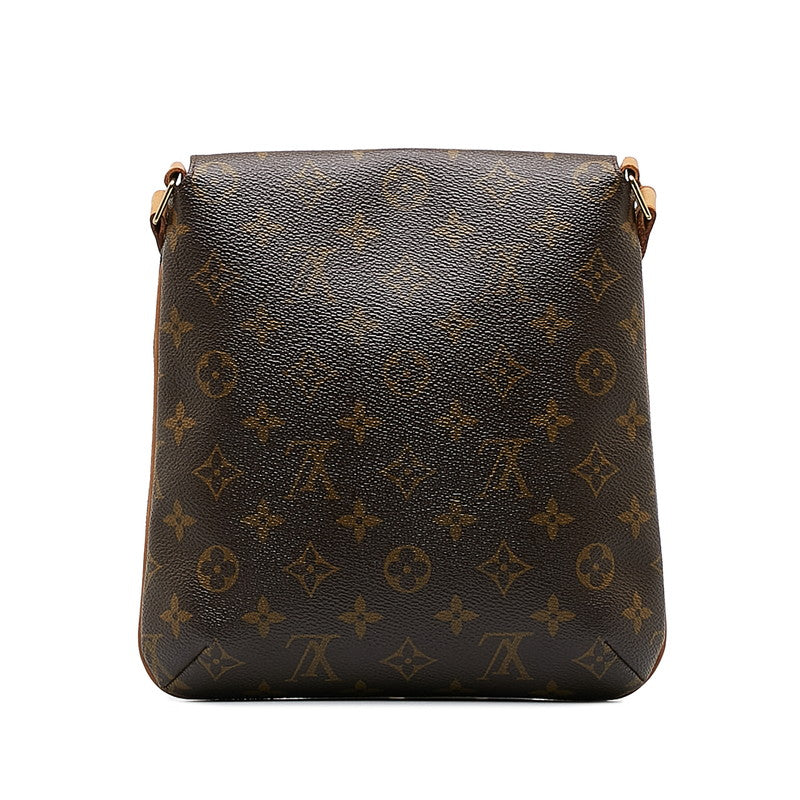 Louis Vuitton Monogram Musette Salsa Long Shoulder Bag M51387 Brown PVC Leather