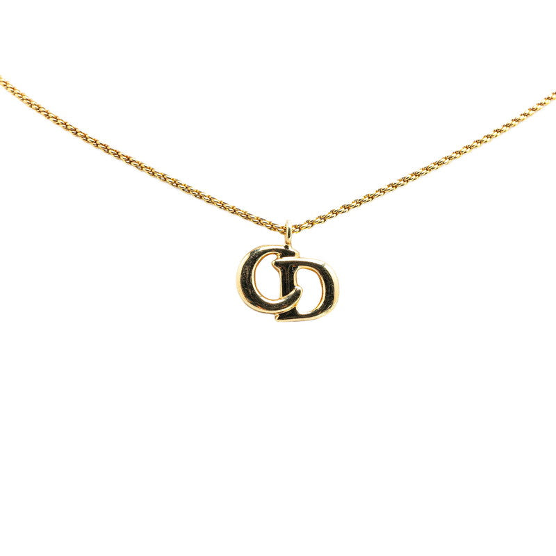 Dior CD Logo Gold Necklace