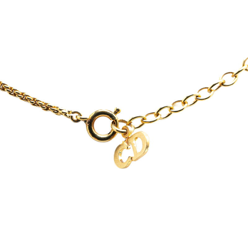 Dior CD Logo Gold Necklace