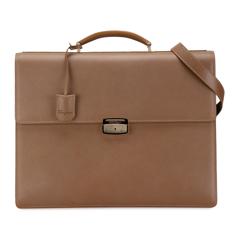 Salvatore Ferragamo Leather 2WAY Briefcase