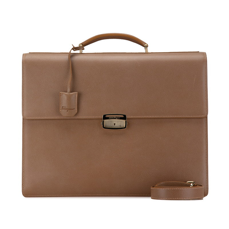 Salvatore Ferragamo Leather 2WAY Briefcase