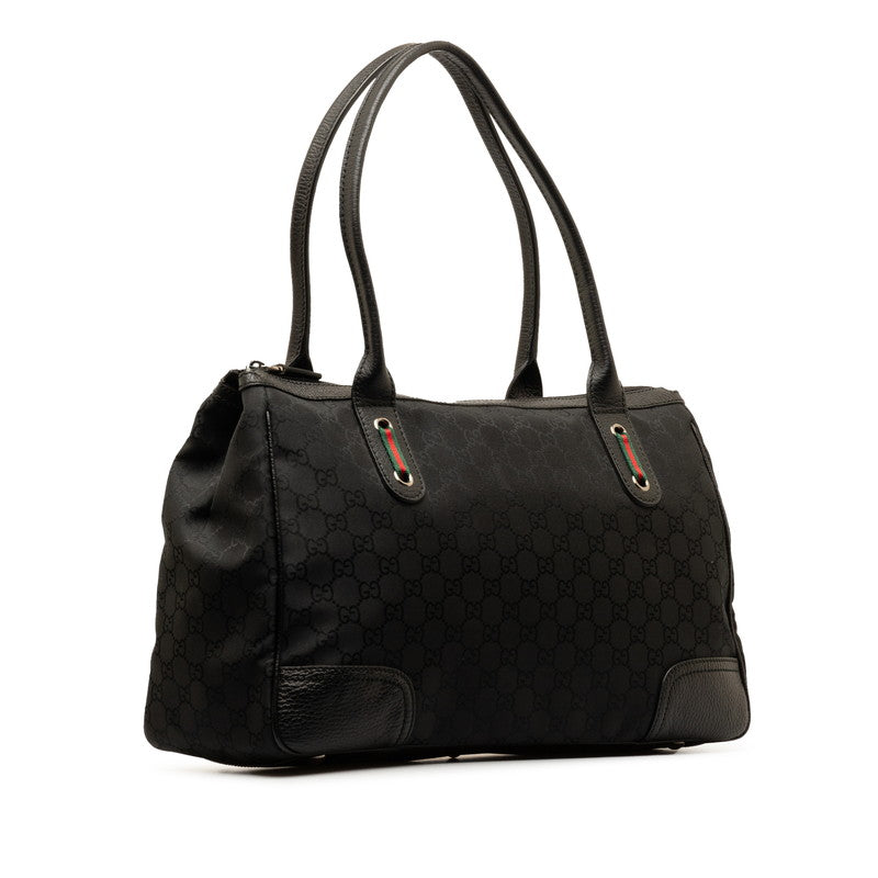 Gucci Nylon Leather Tote Bag 293599