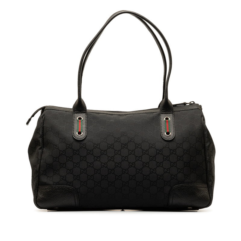 Gucci Nylon Leather Tote Bag 293599