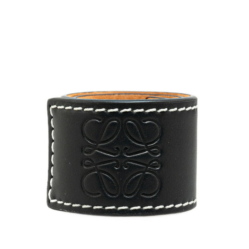 Loewe Anagram Leather Slap Bracelet