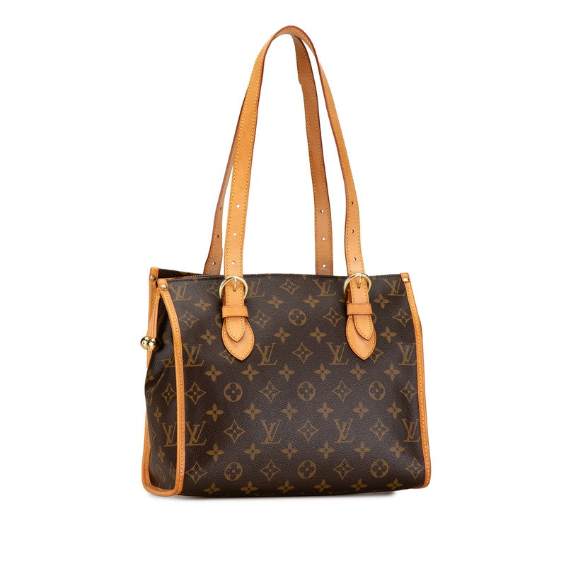 Louis Vuitton Monogram Popincourt Shoulder Tote Bag M40007 Brown PVC Leather