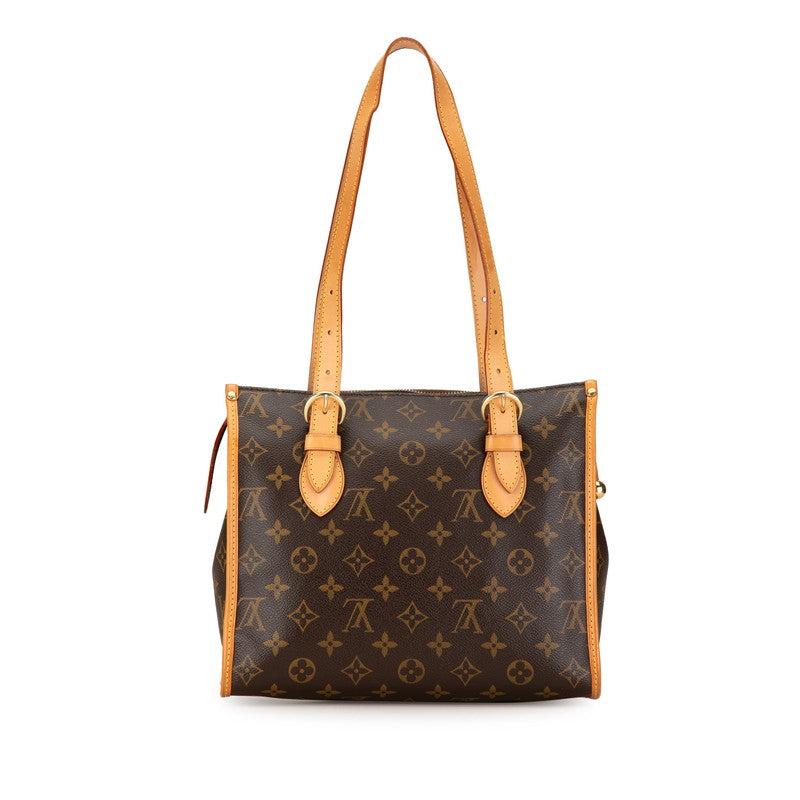 Louis Vuitton Monogram Popincourt Shoulder Tote Bag M40007 Brown PVC Leather