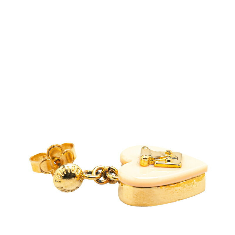 Louis Vuitton Lockme Earrings M66791 Gold