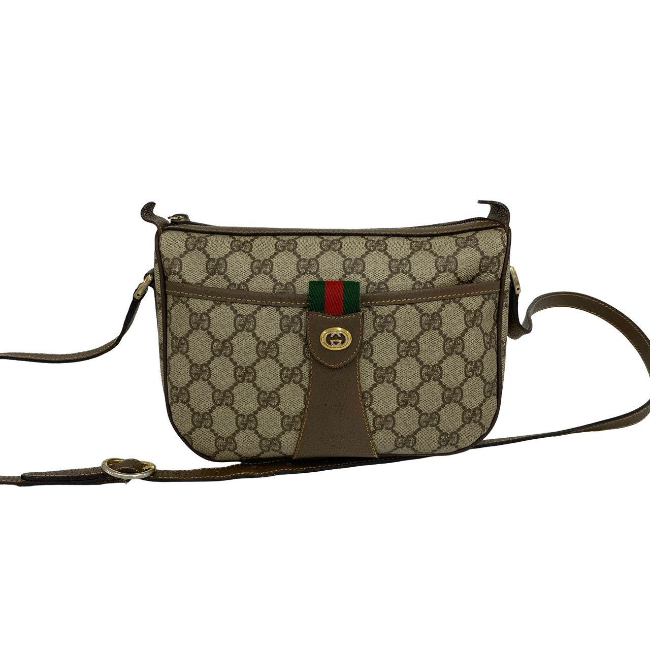 Gucci GG Leather Shoulder Bag