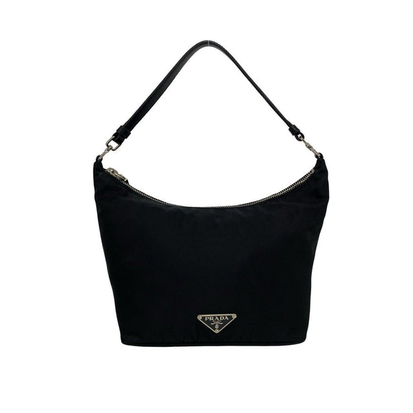 Prada Nylon Leather Handbag