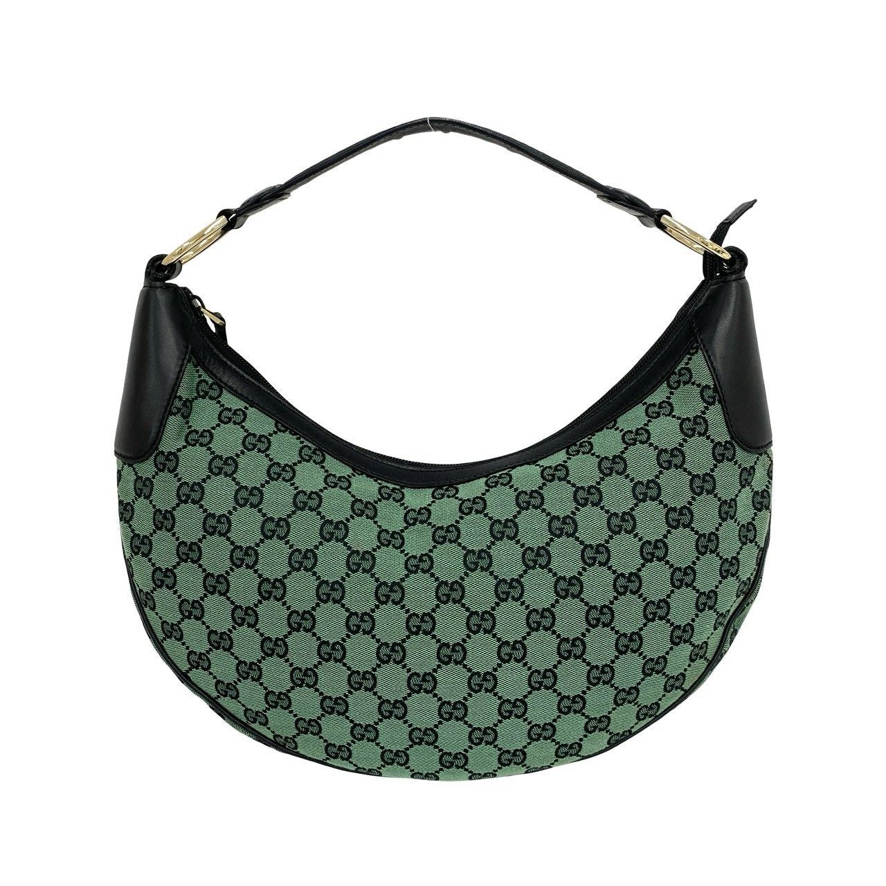 Gucci GG Canvas Leather Shoulder Bag