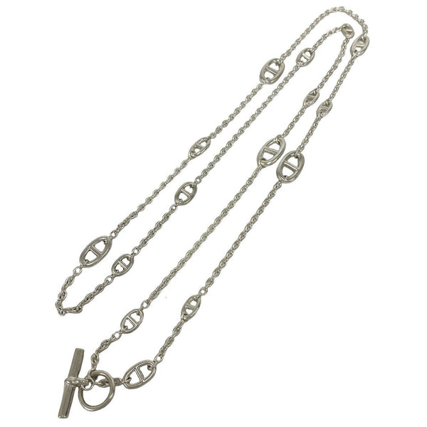 Hermes Chaine d’Ancre Farandole Silver Necklace
