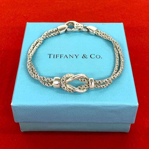 Tiffany & Co. 925 Silver Rope Knot Bracelet