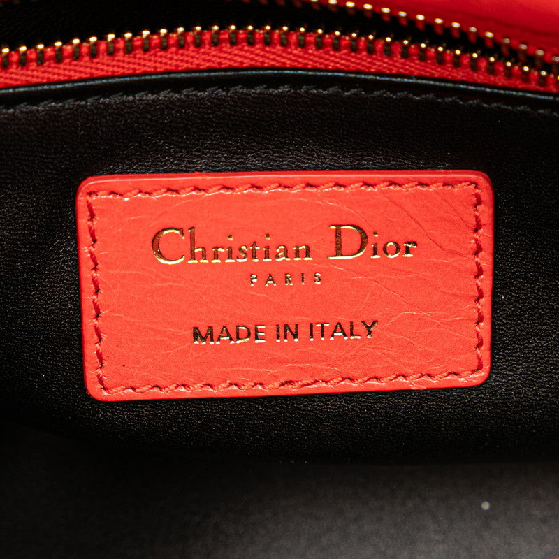 Dior Lady Dior Leather Mini Satchel Bag