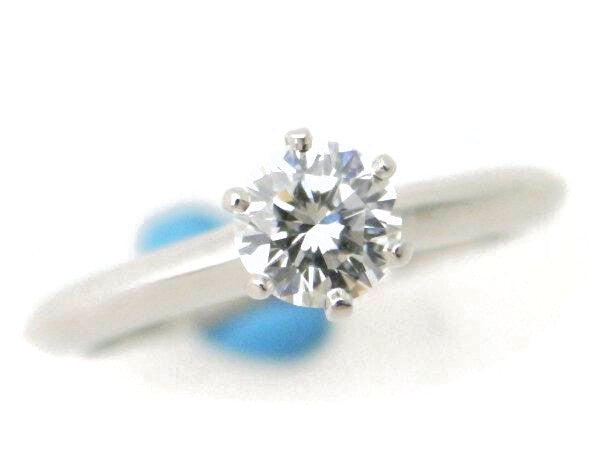 Tiffany & Co Pt950 Platinum Diamond Solitaire Ring Size 7