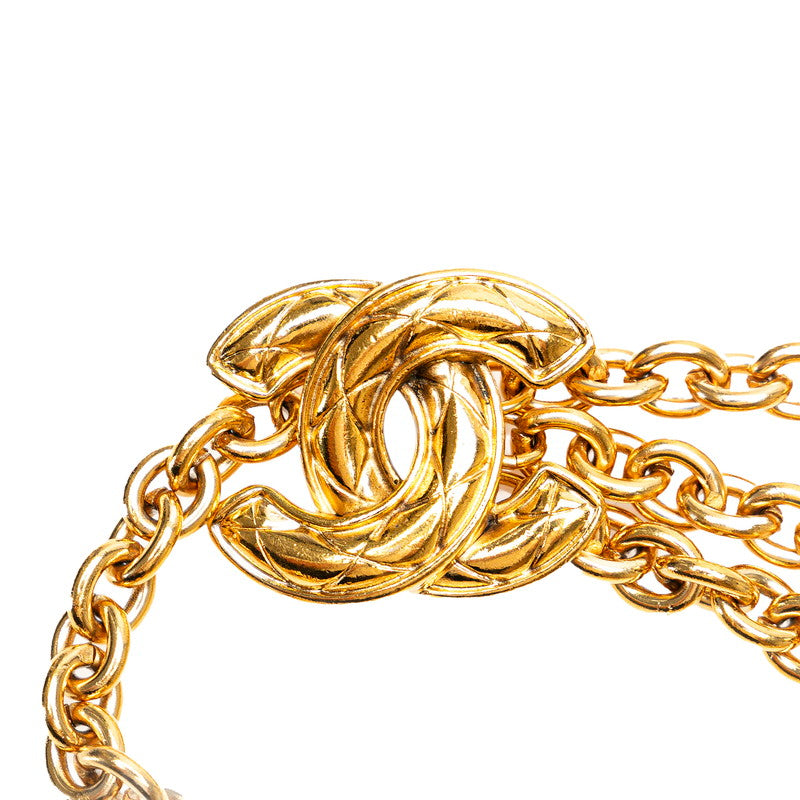 Chanel Vintage Coco Mark Chain Belt Gold