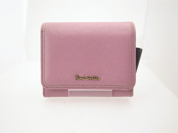 Paul Smith Compact Leather Wallet Pink in Great Condition