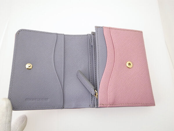 Paul Smith Compact Leather Wallet Pink in Great Condition