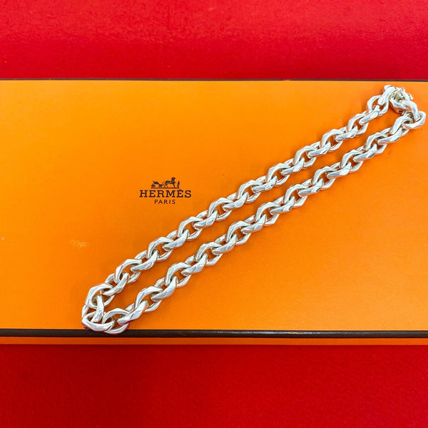 Hermes 925 Silver Necklace