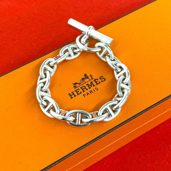 Hermes Chaine d’Ancre PM Silver Bracelet