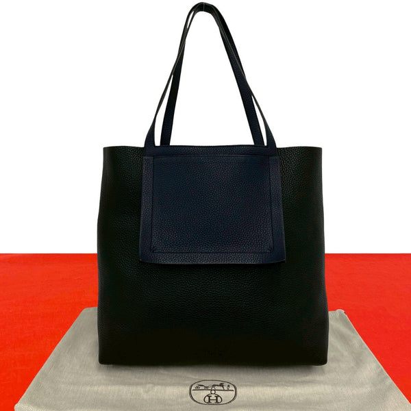 Hermes Cabas Elie46 Taurillon Clemence Tote Bag