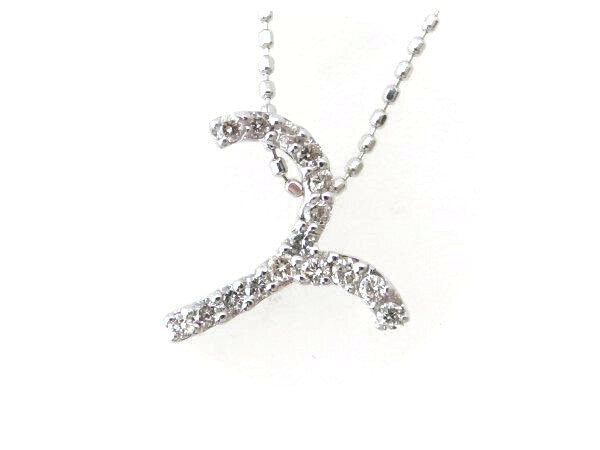 4℃ Diamond Necklace K18WG White Gold