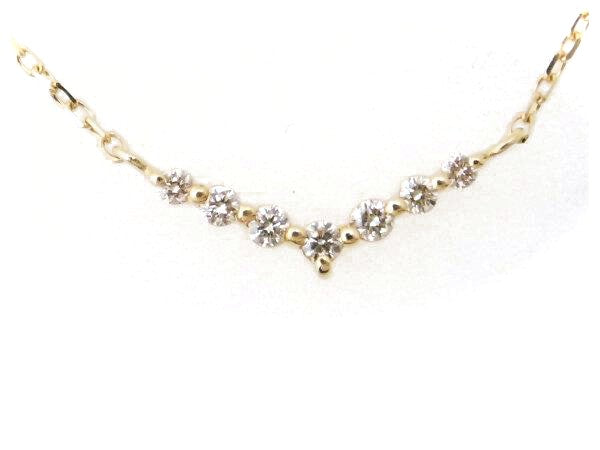 4℃ Diamond Necklace K18YG Yellow Gold 111741123017 in Great Condition