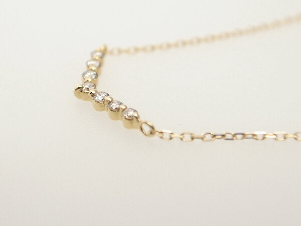 4℃ Diamond Necklace K18YG Yellow Gold 111741123017 in Great Condition