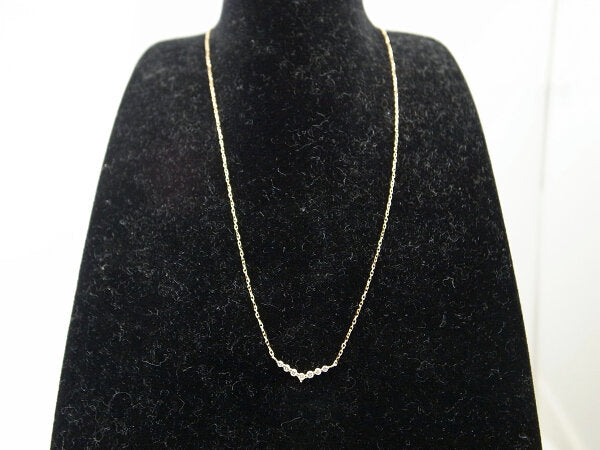 4℃ Diamond Necklace K18YG Yellow Gold 111741123017 in Great Condition