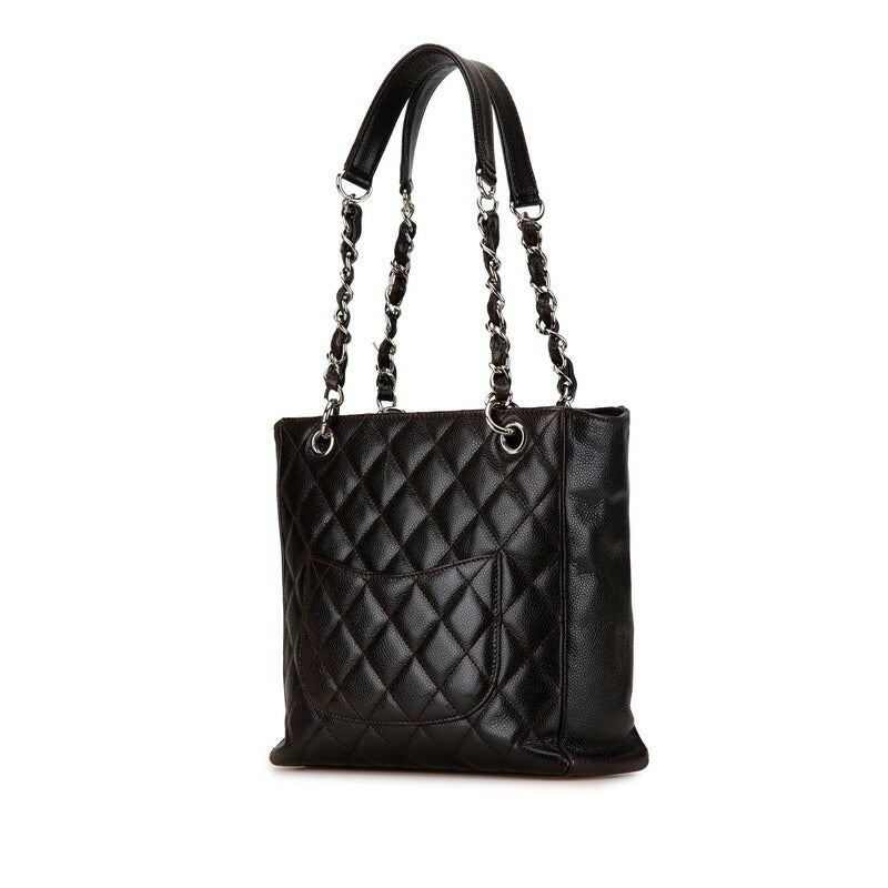 Chanel Caviar Skin Matelasse PST Tote Bag