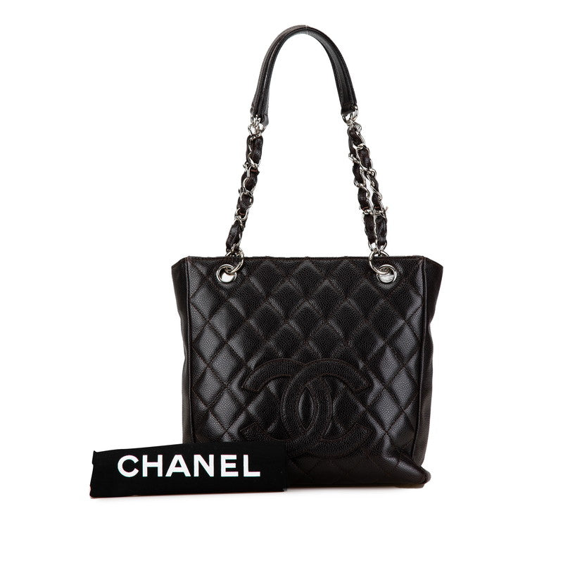 Chanel Caviar Skin Matelasse PST Tote Bag