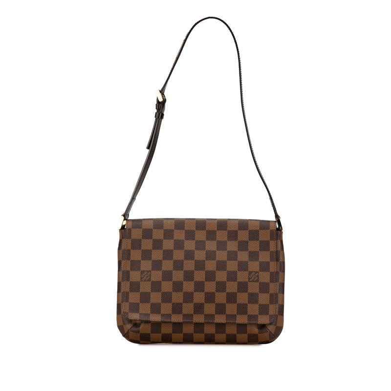 Louis Vuitton Damier Musette Tango Shoulder Bag N51301 Brown PVC Leather in Very Good Condition