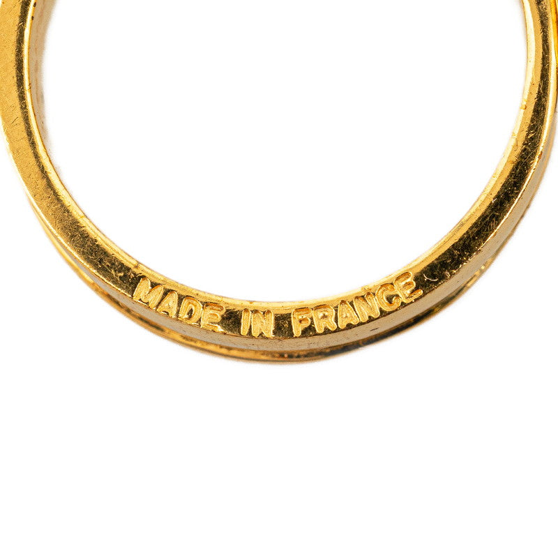 Hermes Gold Plated Scarf Ring