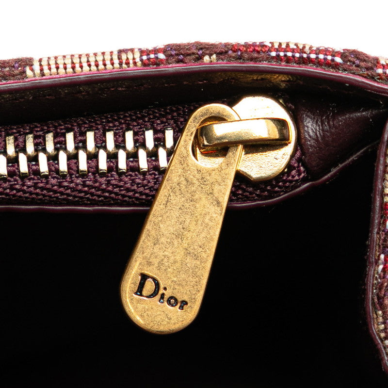 Dior Trotter Saddle Waist Bag Canvas Leather in Great Condition