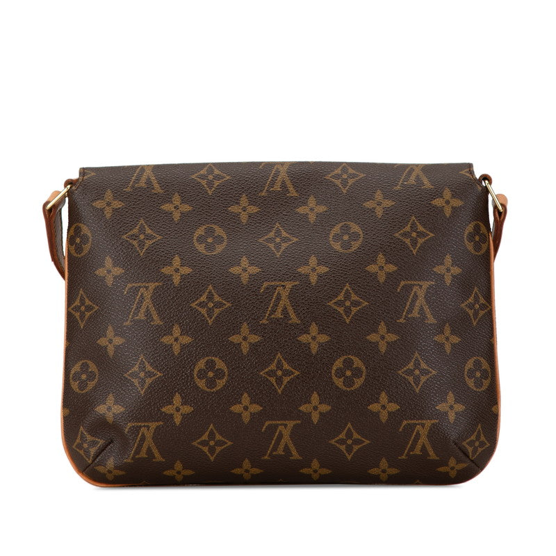 Louis Vuitton Monogram Musette Tango Short Shoulder Bag M51257 Brown PVC Leather