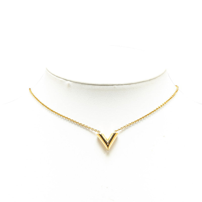 Louis Vuitton Essential V Necklace Gold M61083