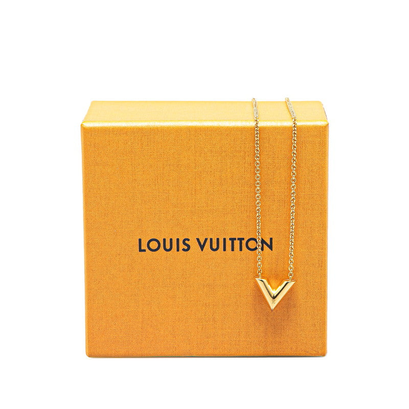 Louis Vuitton Essential V Necklace Gold M61083