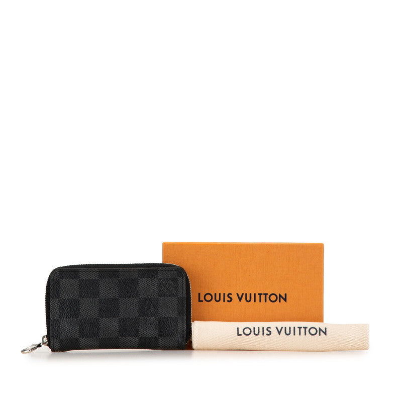 Louis Vuitton Damier Graphite Zippy Coin Purse N63076