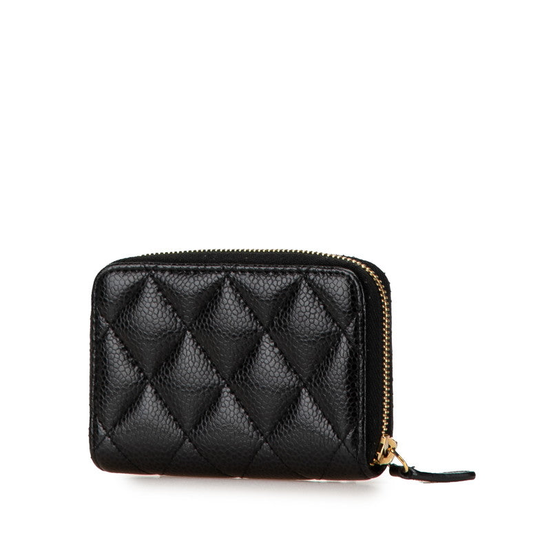 Chanel Caviar Coin Case Black