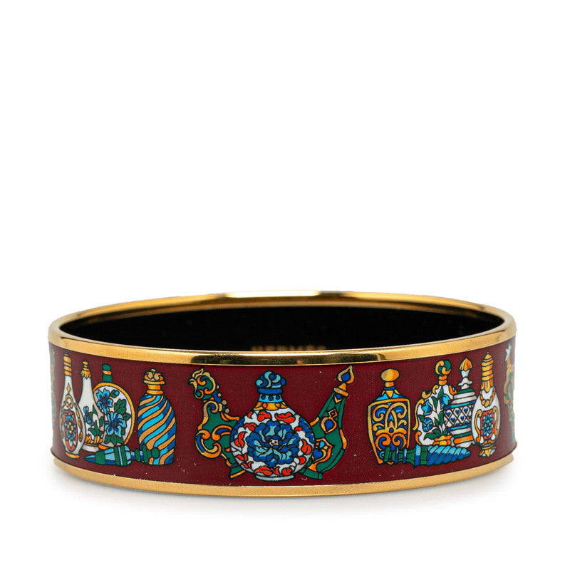 Hermes Enamel GM Perfume Bottle Cloisonne Bangle