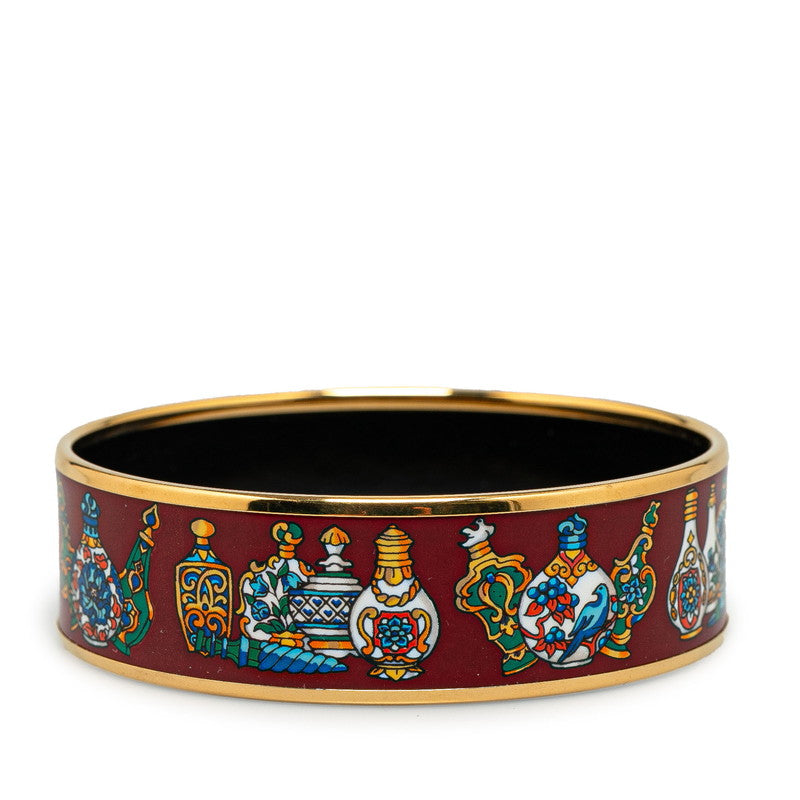 Hermes Enamel GM Perfume Bottle Cloisonne Bangle