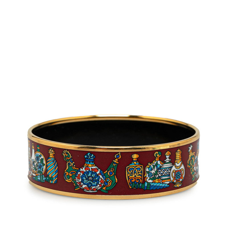 Hermes Enamel GM Perfume Bottle Cloisonne Bangle