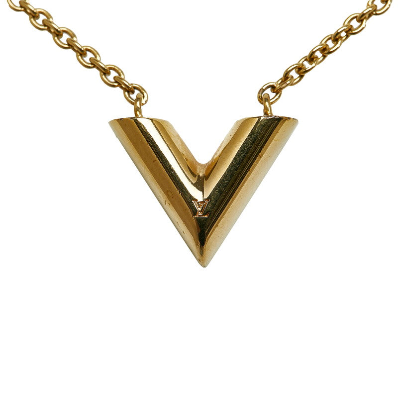 Louis Vuitton Essential V Necklace Gold M61083